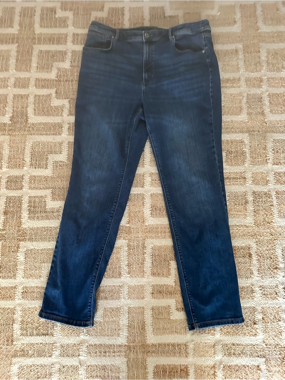 Talbots Amagansett Wash Straight Leg Jeans Sz 12 EUC